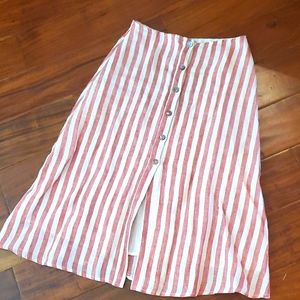 Skirt- red & white